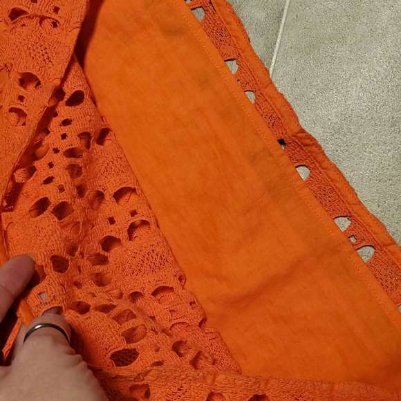EUC Trina Turk Orange Crotched Mallory Dress - Picture 6 of 8